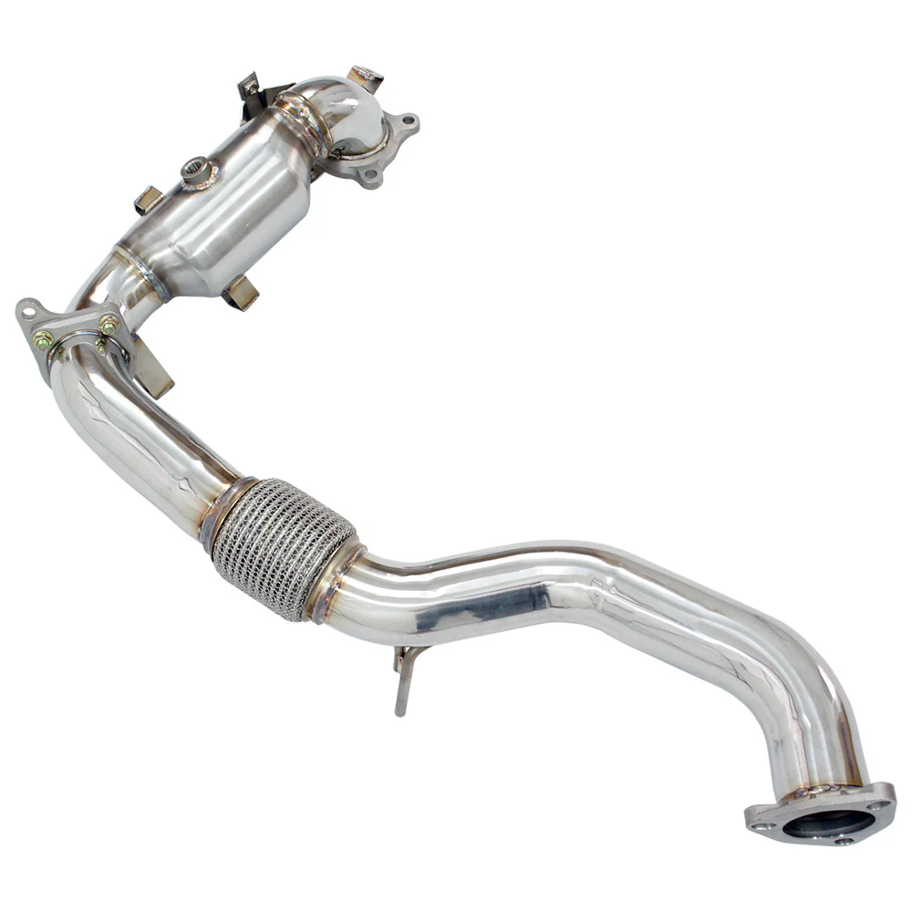 70mm Front Pipe/Catted Down Pipe Combo - Honda Civic Inc RS FC/FK 16-21 (1.5T) - Image 3