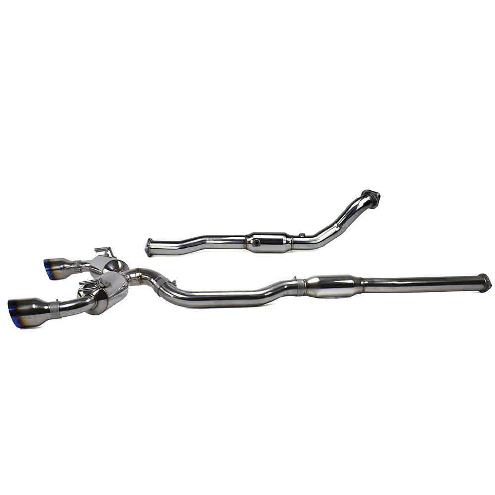 Dual N1 02 Housing Back Exhaust - Mitsubishi Evo X CZ4A