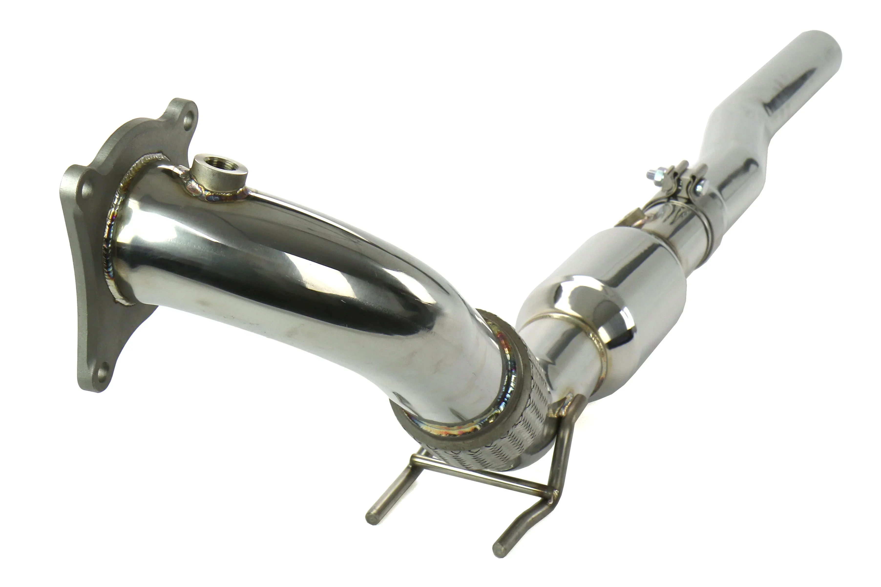 Down Pipe w/High Flow Cat - VW Golf GTI Mk6 - Image 2