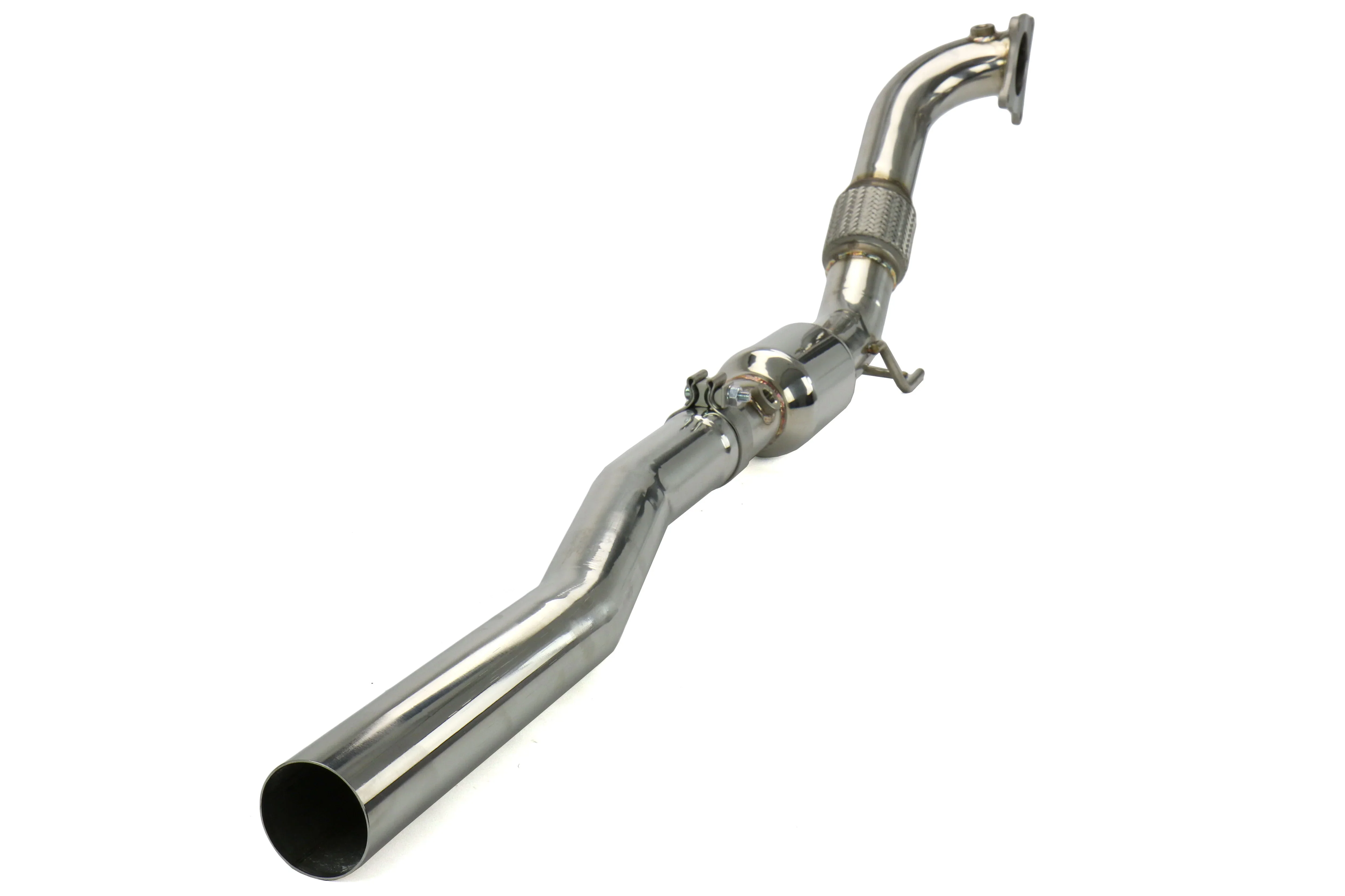 Down Pipe w/High Flow Cat - VW Golf GTI Mk6 - Image 3