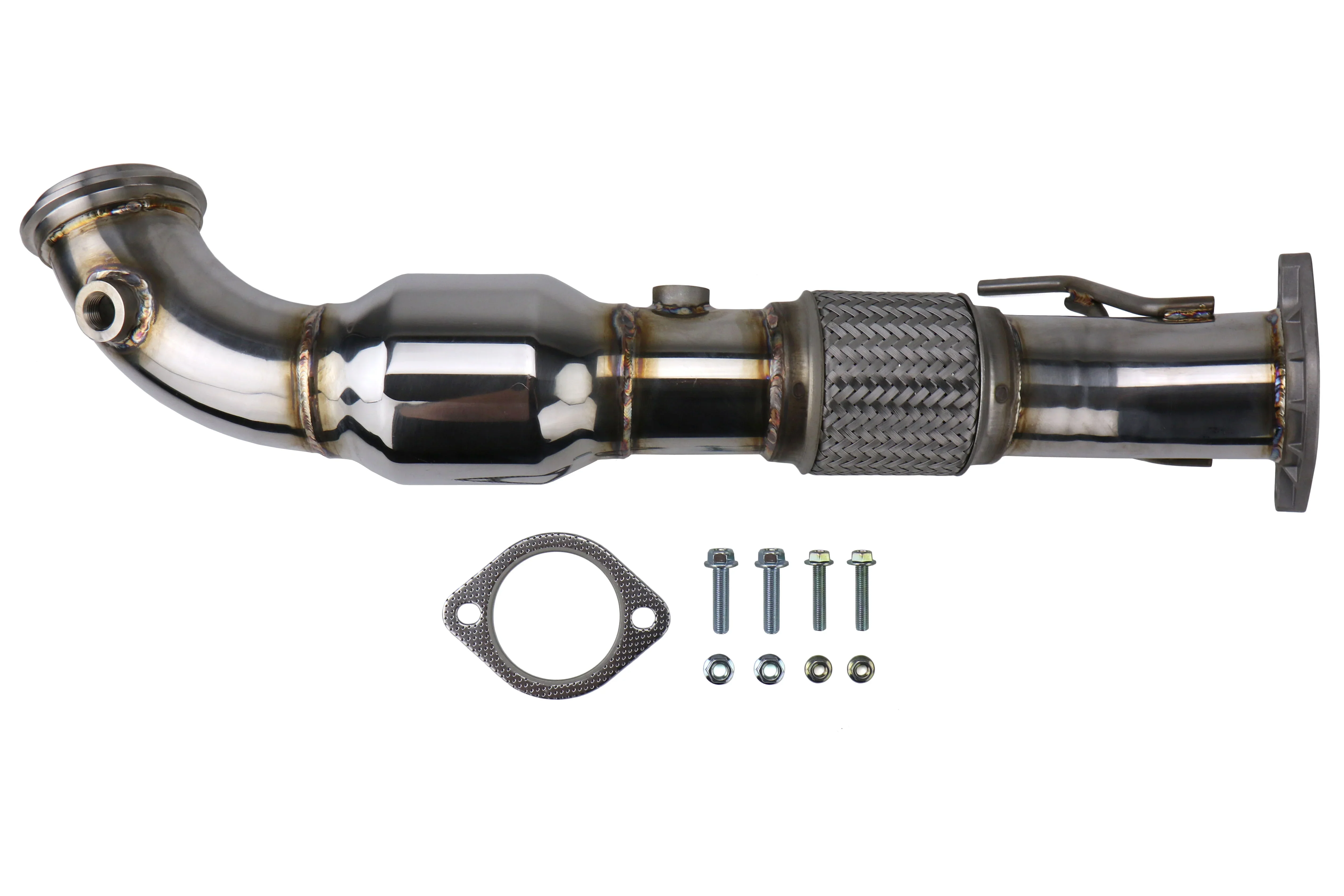 Down Pipe w/High Flow Cat - Ford Focus ST LW/LZ 11-18 - Image 3