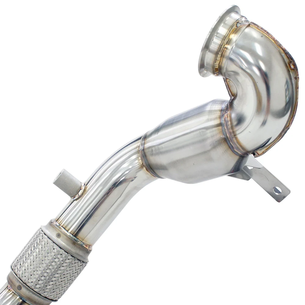 Down Pipe w/High Flow Cat - Audi S3 8V/VW Golf R Mk7, Mk7.5 - Image 4