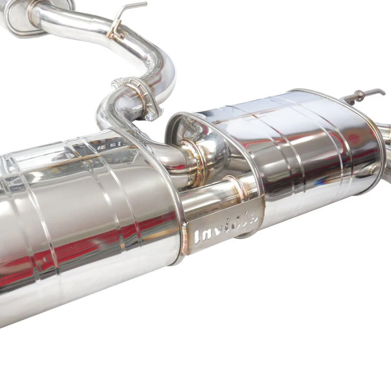R400 Valved Cat Back Exhaust w/Oval Tips - VW Golf R Mk7 - Image 11