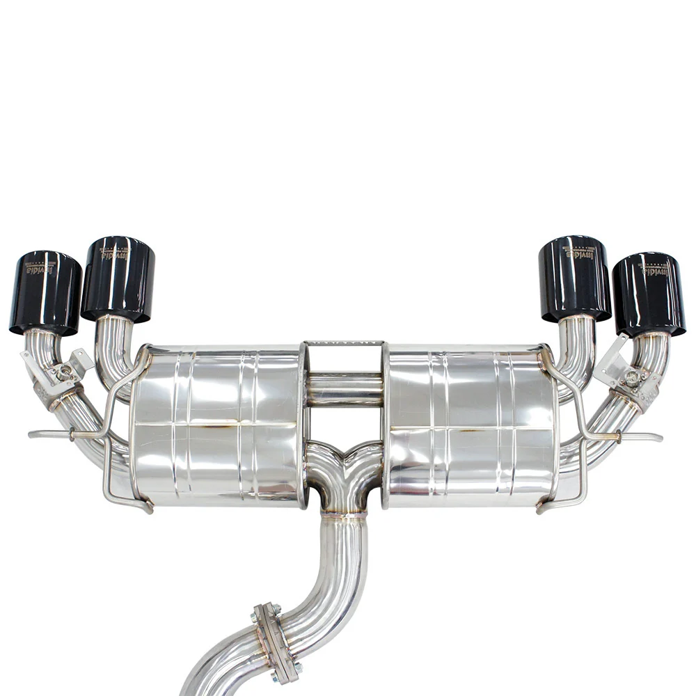 R400 Valved Cat Back Exhaust w/Oval Tips - VW Golf R Mk7 - Image 3