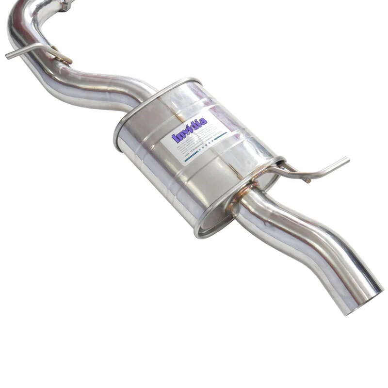 R400 Valved Cat Back Exhaust w/Oval Tips - VW Golf R Mk7 - Image 5