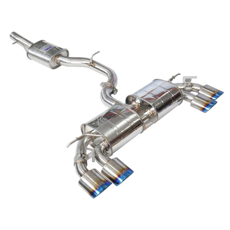 R400 Valved Cat Back Exhaust w/Oval Tips - VW Golf R Mk7 - Image 8