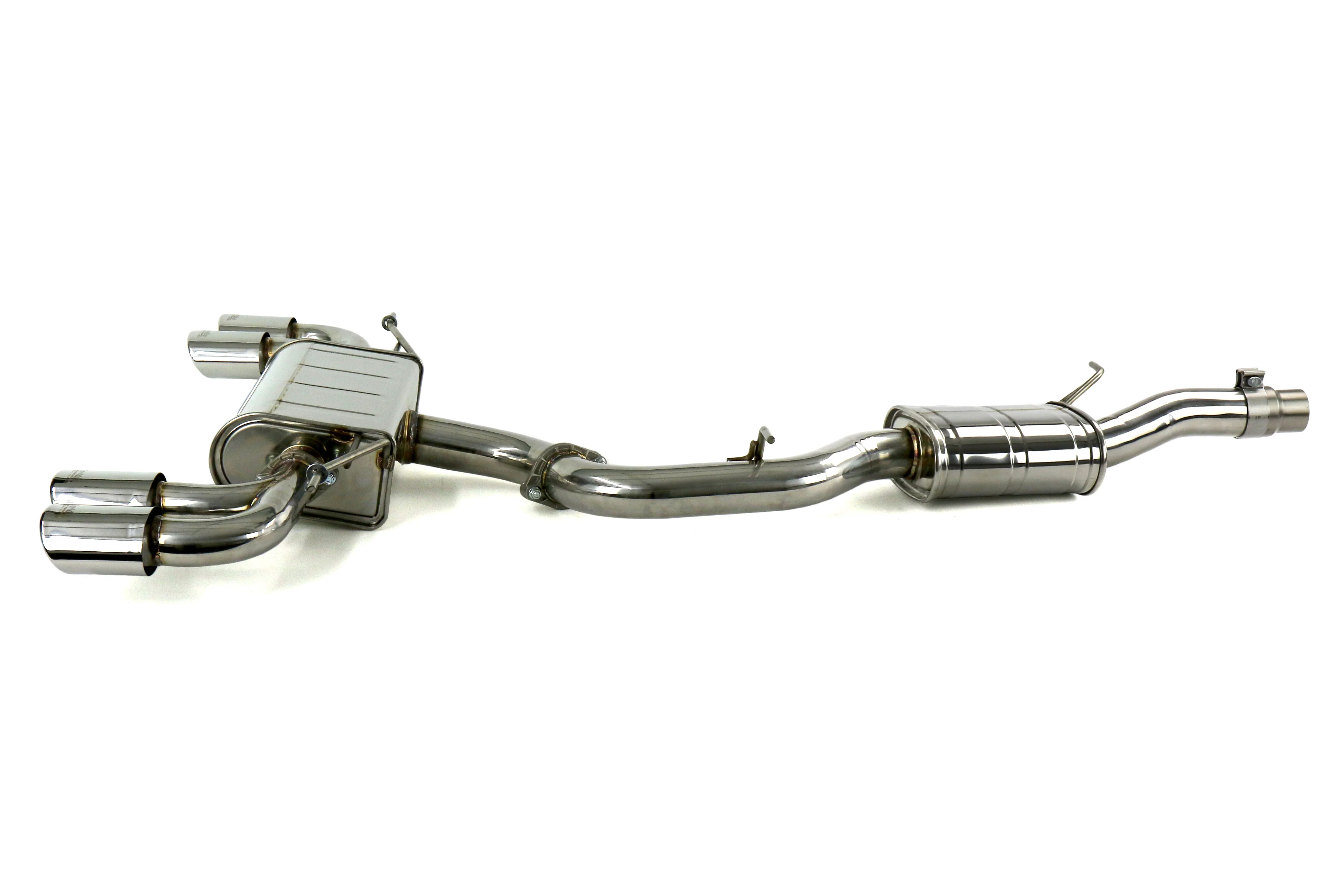 Q300 Non-Valved Catback Exhaust w/Oval Tips - VW Golf R Mk7 - Image 10