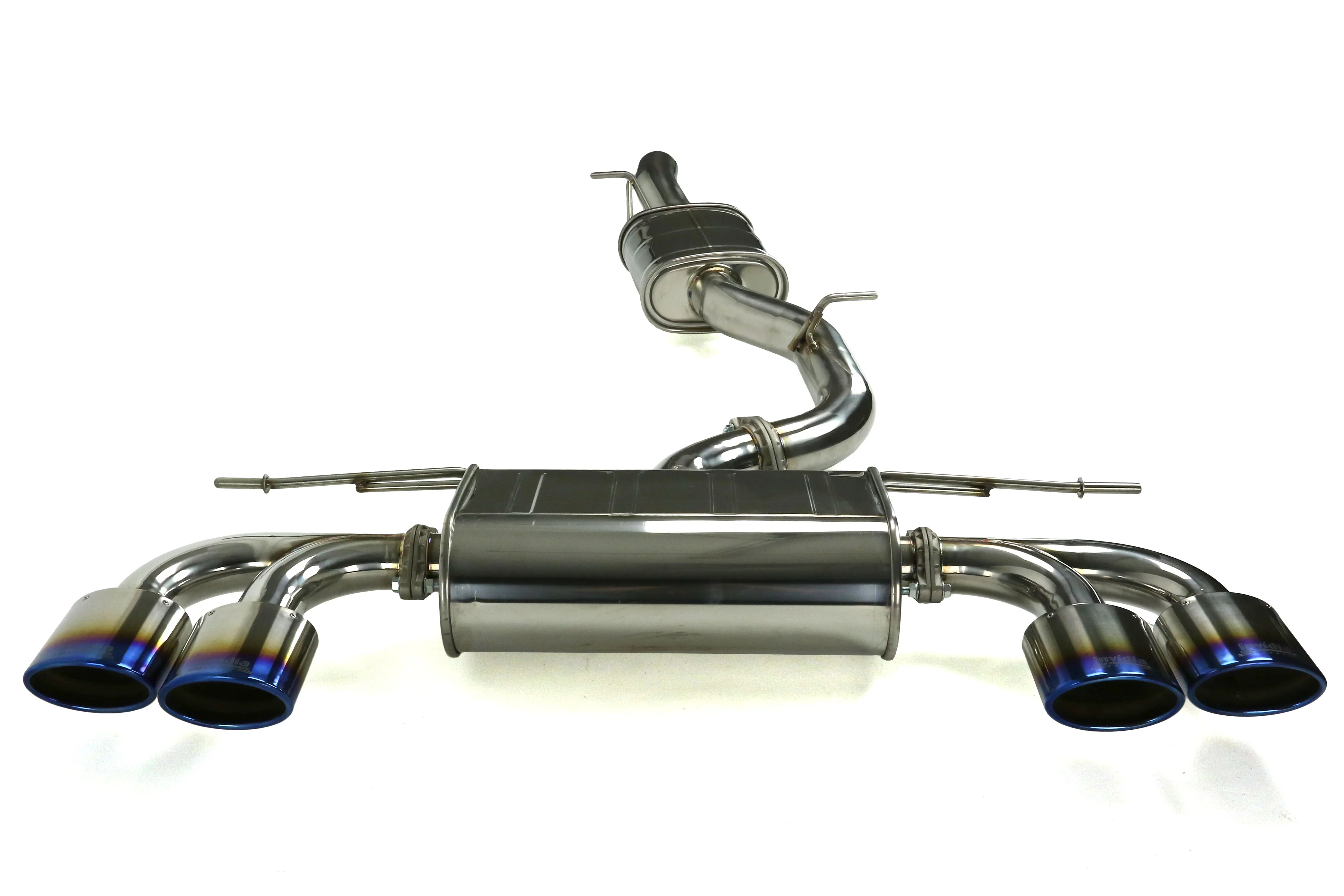 Q300 Non-Valved Catback Exhaust w/Oval Tips - VW Golf R Mk7 - Image 3