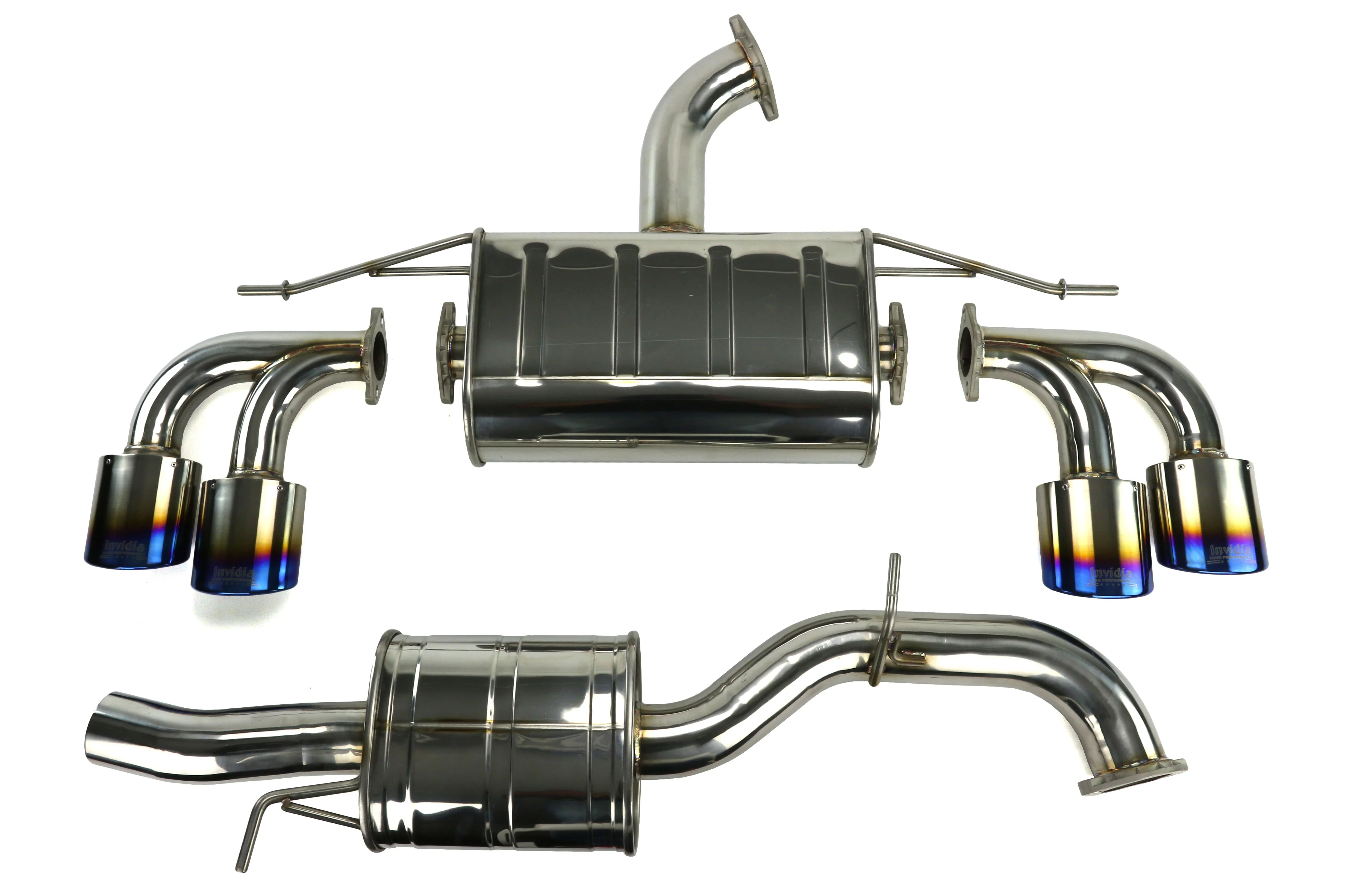 Q300 Non-Valved Catback Exhaust w/Oval Tips - VW Golf R Mk7 - Image 6
