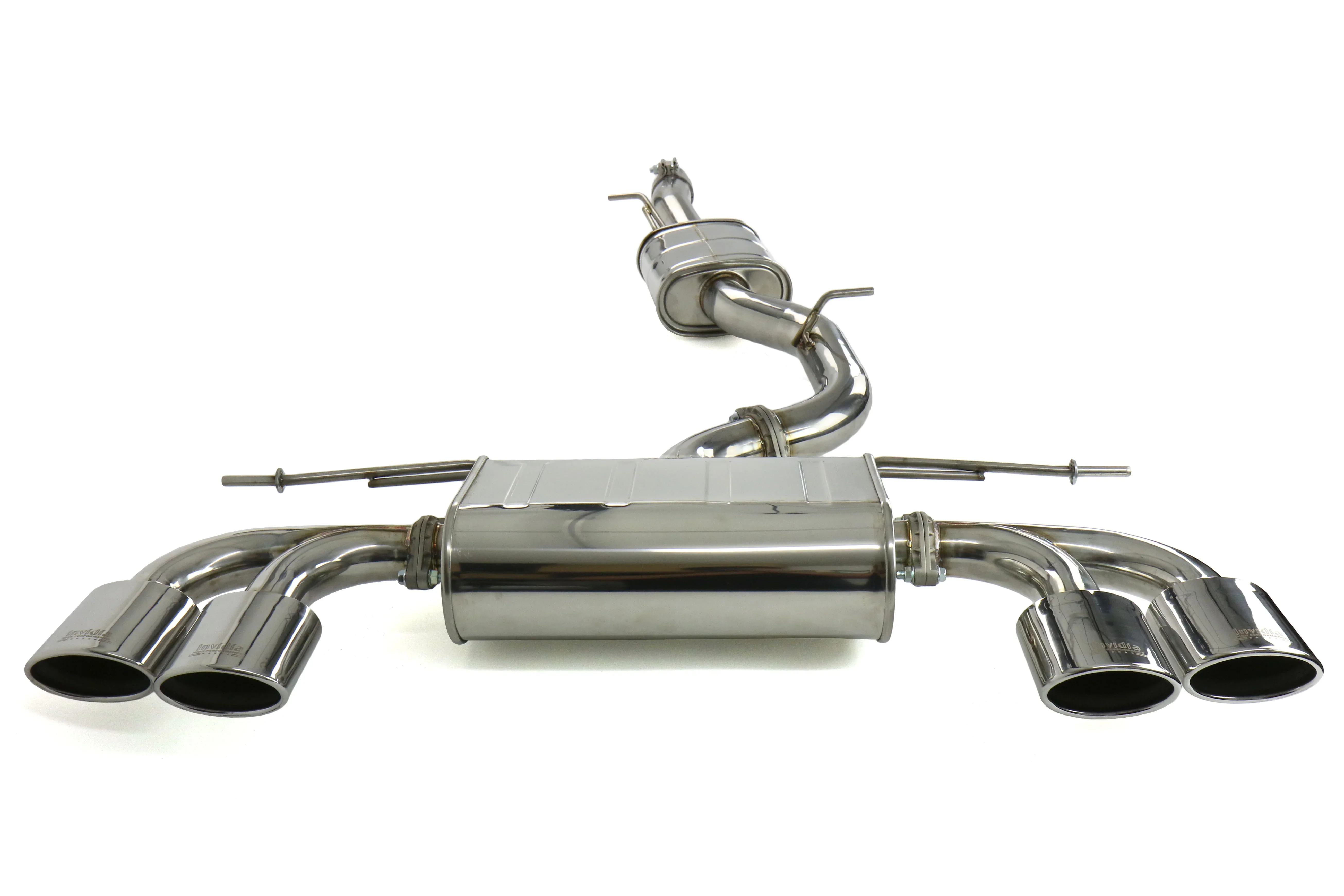 Q300 Non-Valved Catback Exhaust w/Oval Tips - VW Golf R Mk7 - Image 9