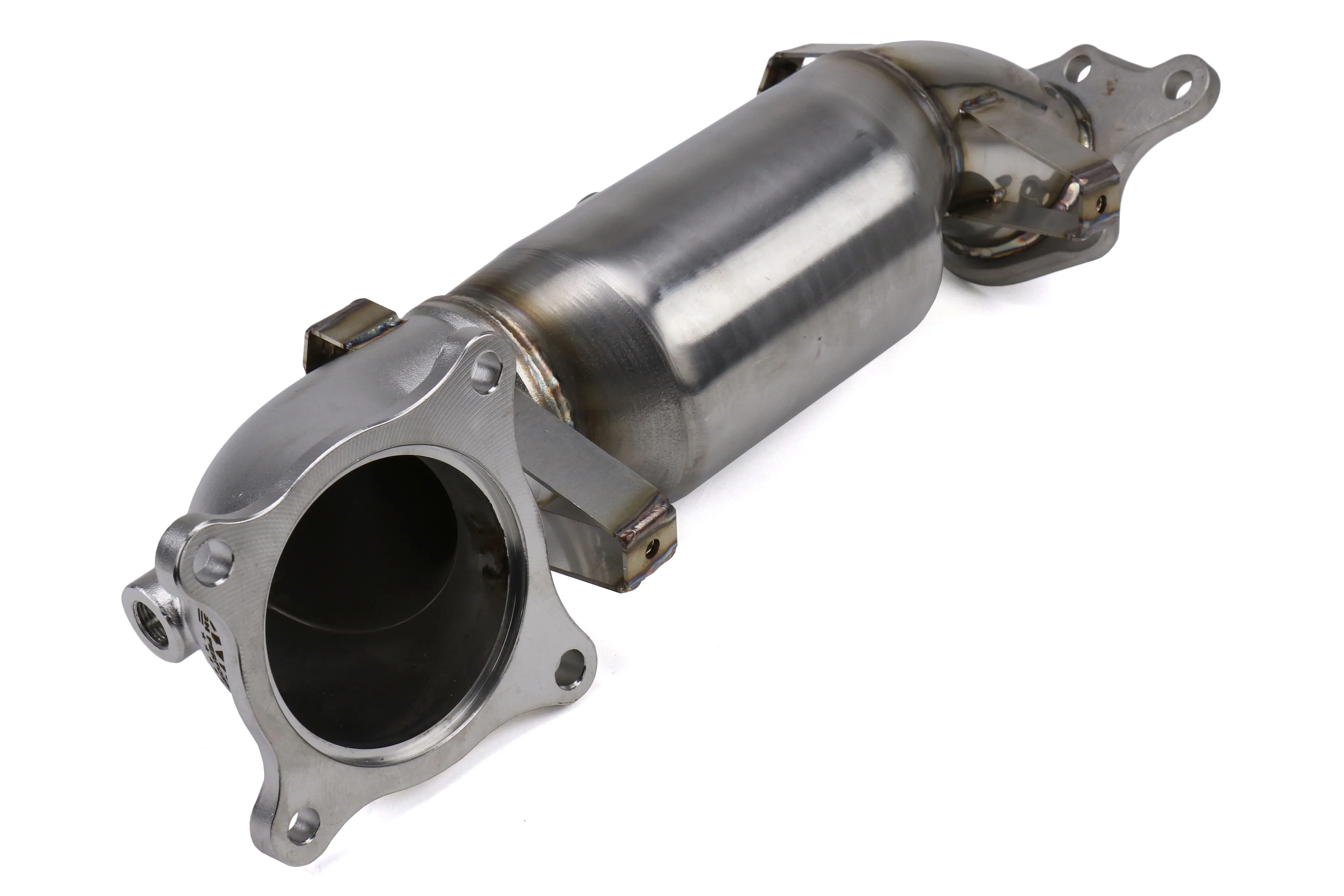 Down Pipe w/High Flow Cat - Honda Civic FK8 Type R 17-21/FL5 22+ - Image 2