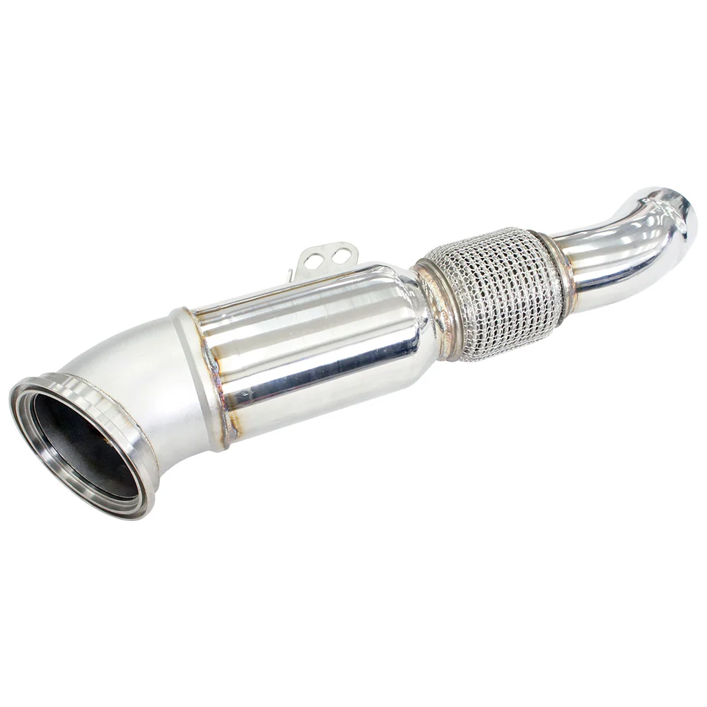 Down Pipe w/High Flow Cat - Toyota Supra A90 19+ - Image 3