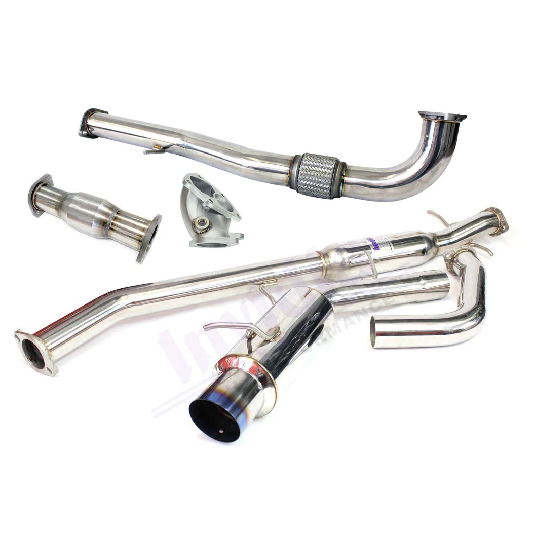 N1 Turbo Back Exhaust w/Metal Matrix Cat - Mitsubishi Evo 4-6 CP9A (Inc TME)