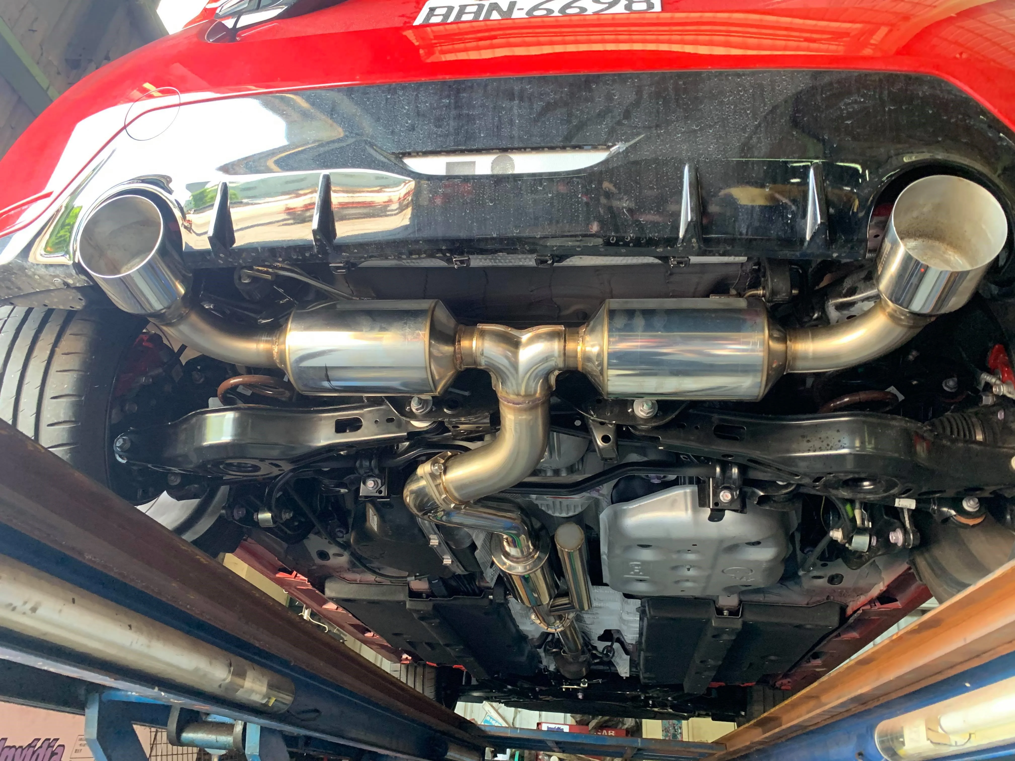 N2 O2 Housing Back Exhaust - Toyota Yaris GR XPA16R - Image 7