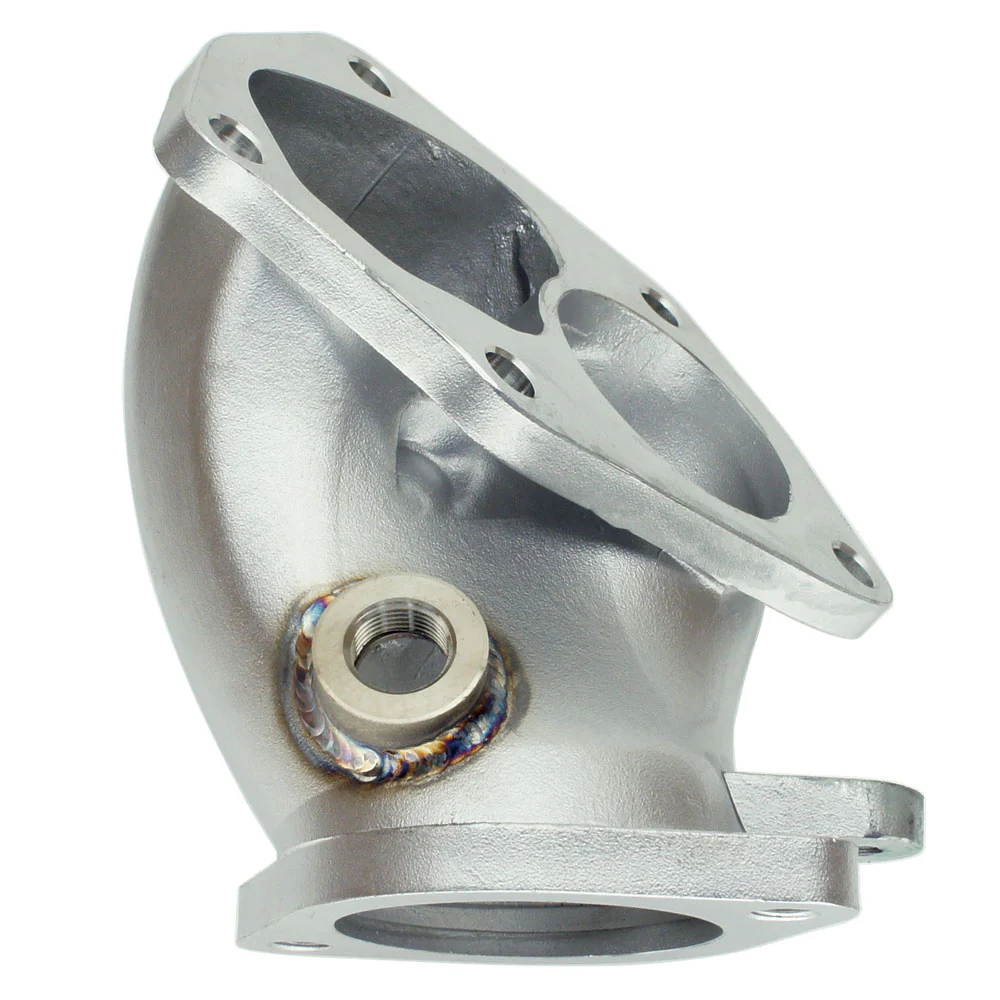 O2 Outlet Housing/Front Pipe Combo - Mitsubishi Evo 4-6 CP9A (Inc TME) - Image 3