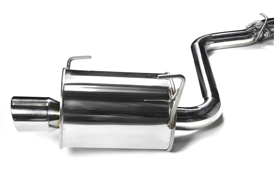 Q300 Turbo Back Exhaust Single Exit - Subaru 08-10 WRX Sedan/Forester XT SH 08-13 (5MT/4AT) - Image 3