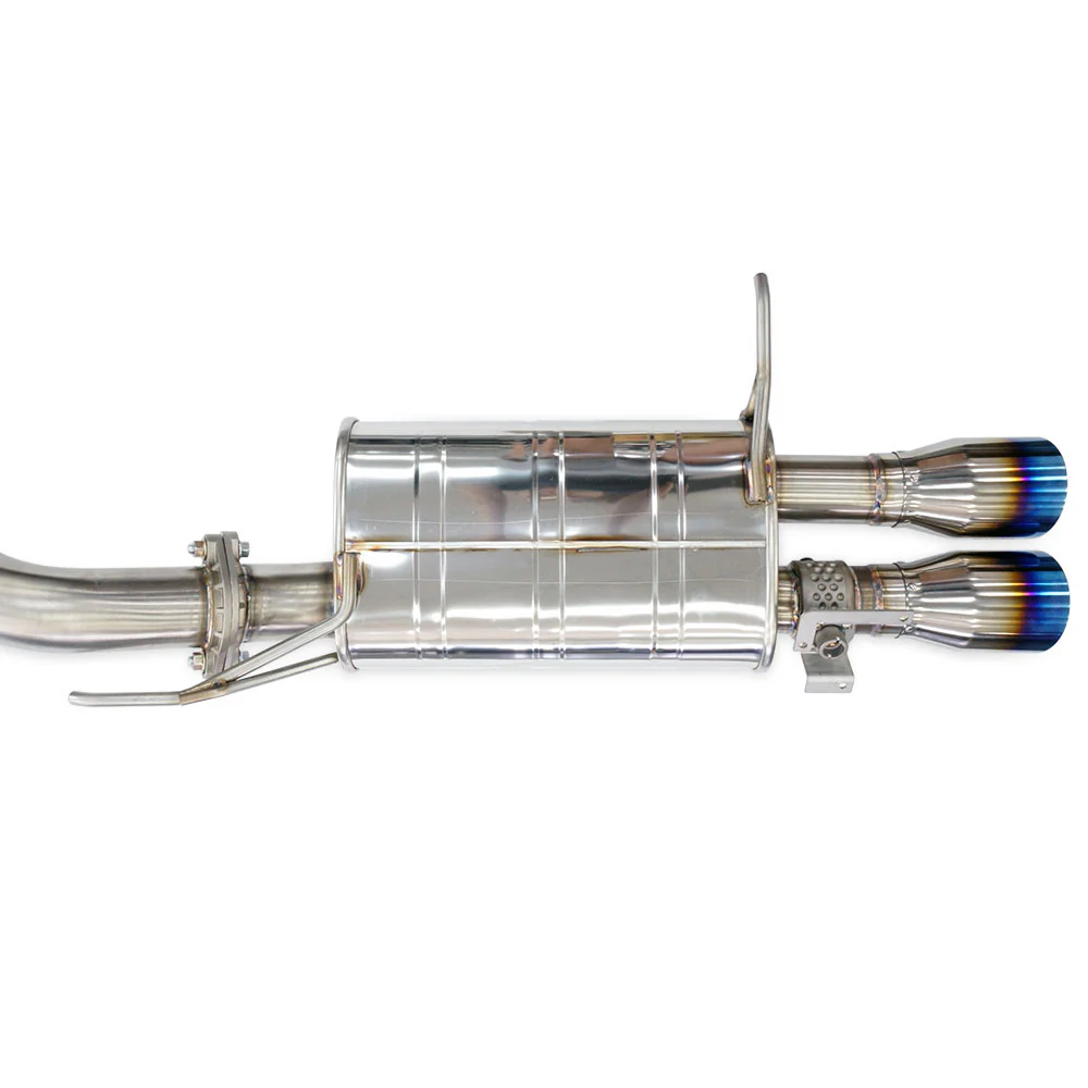 Q300 Valved Cat Back Exhaust w/Straight Cut Ti Tips - Image 3