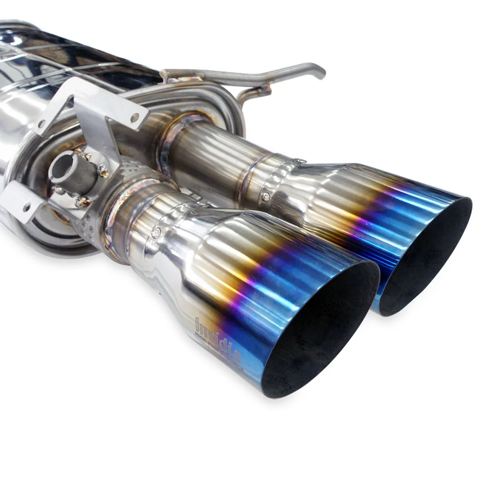 Q300 Valved Cat Back Exhaust w/Straight Cut Ti Tips - Image 4