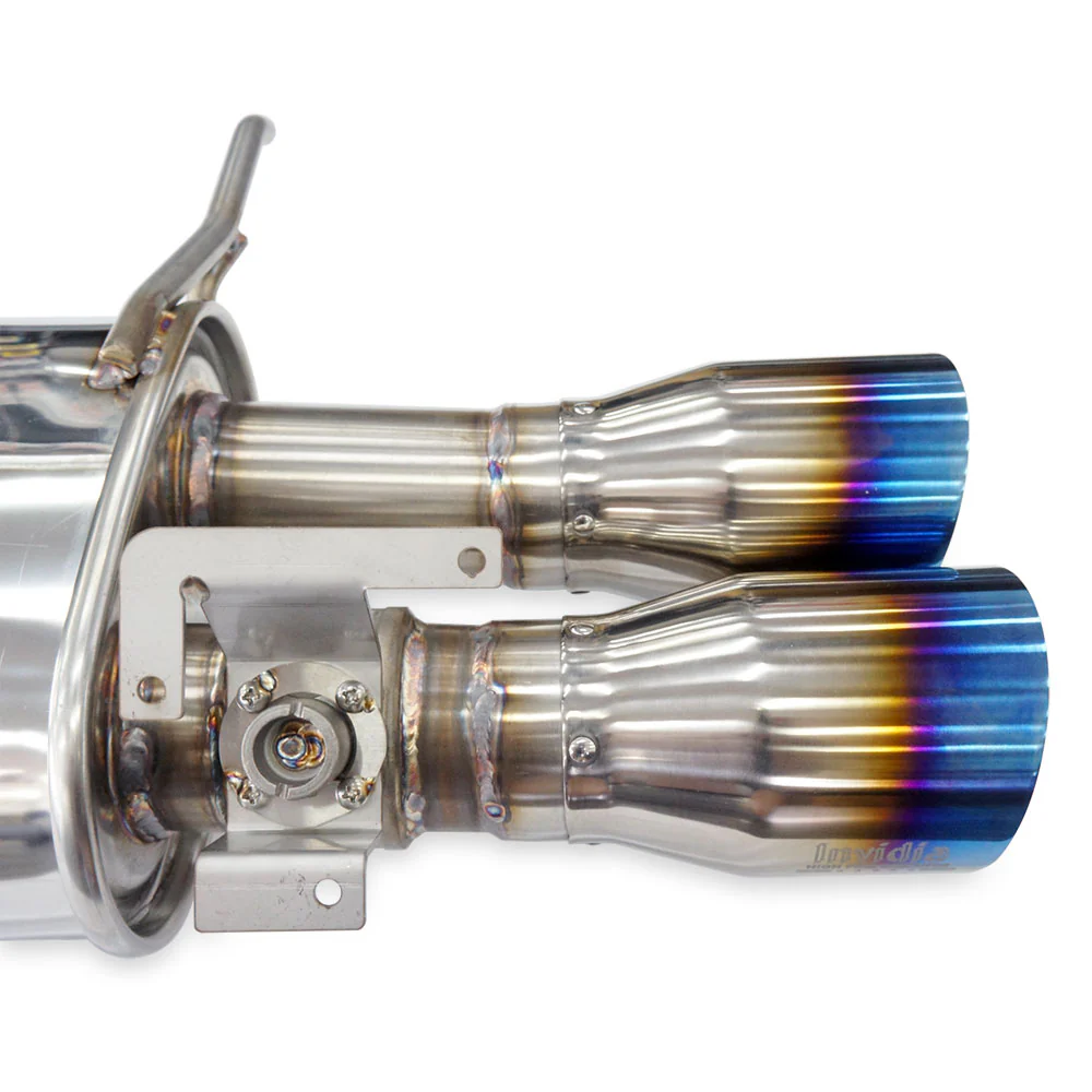 Q300 Valved Cat Back Exhaust w/Straight Cut Ti Tips - Image 5