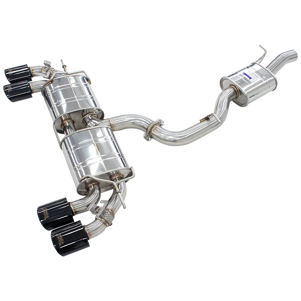R400 Valved Turbo Back Exhaust w/Oval Tips - VW Golf R Mk7 - Image 8
