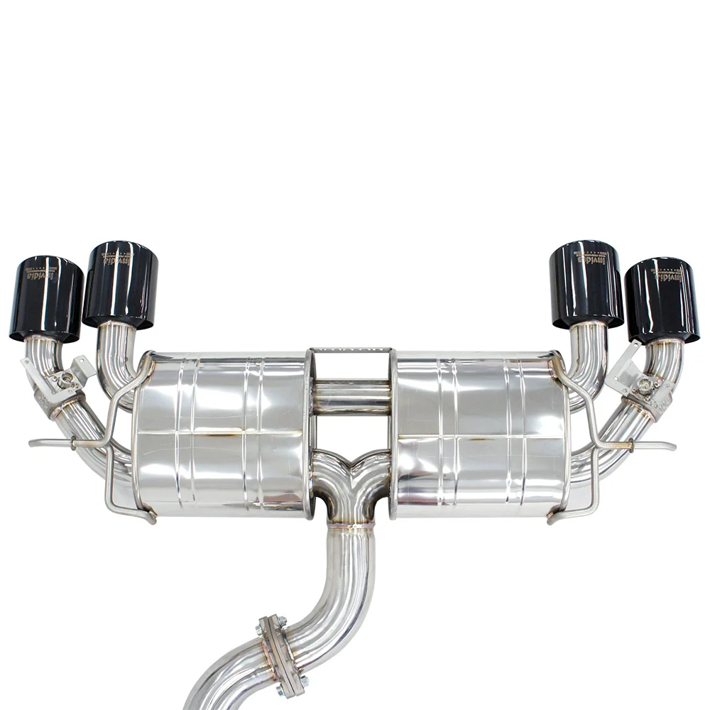 R400 Valved Turbo Back Exhaust w/Oval Tips - VW Golf R Mk7 - Image 9
