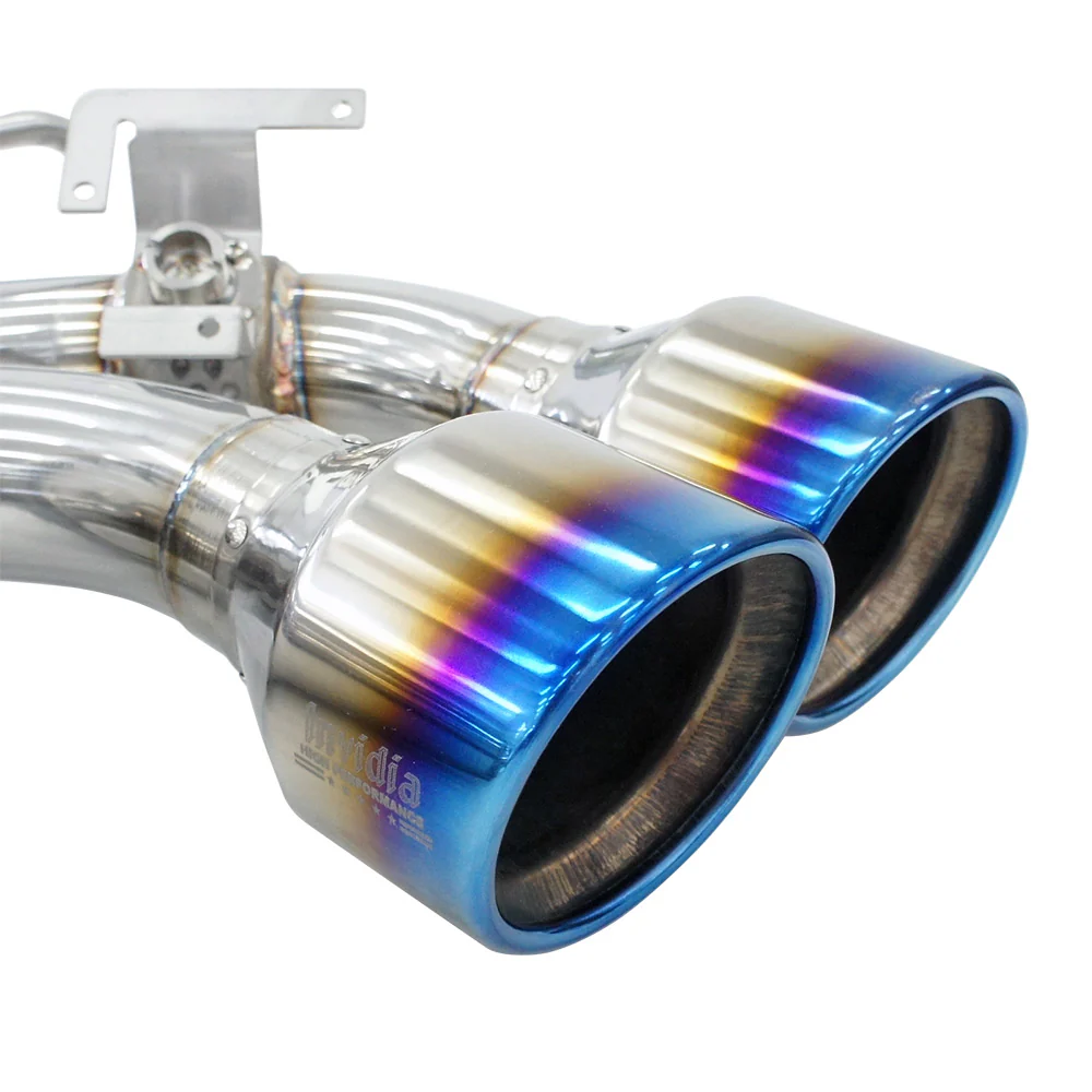 R400 Valved Turbo Back Exhaust w/Round Tips - VW Golf R Mk7.5 - Image 4