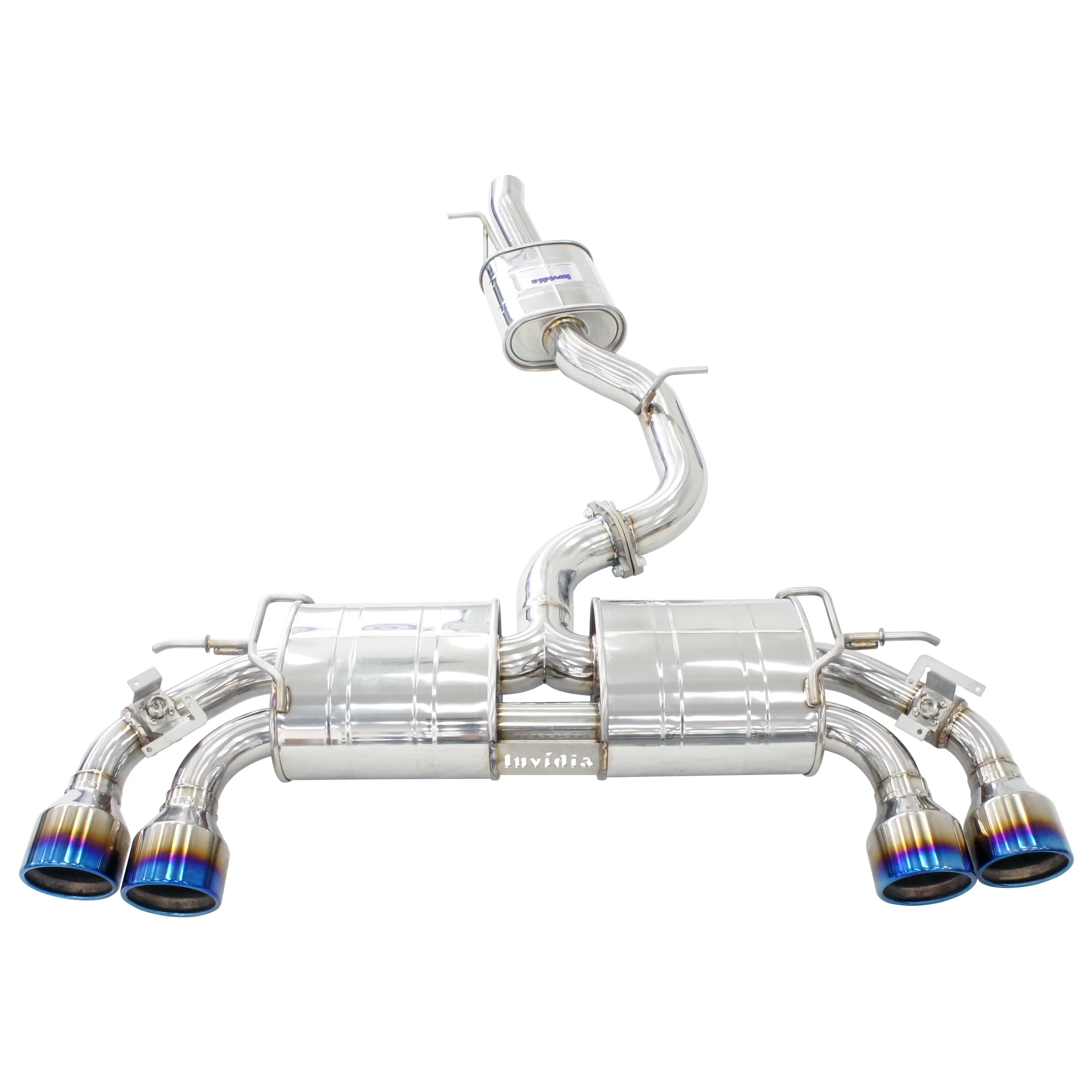 R400 Valved Turbo Back Exhaust w/Round Tips - VW Golf R Mk7 - Image 5