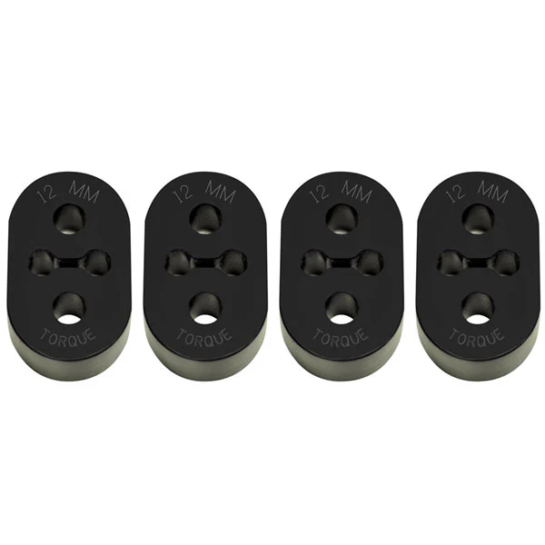 Torque Solution 12mm Exhaust Hanger Standard Length - 4 Pack